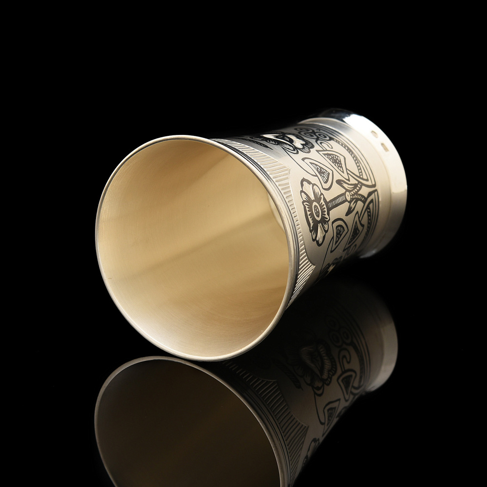 Стопка из серебра 925*. Вес 51,99 г - интернет магазин Русь Велика я фото 2