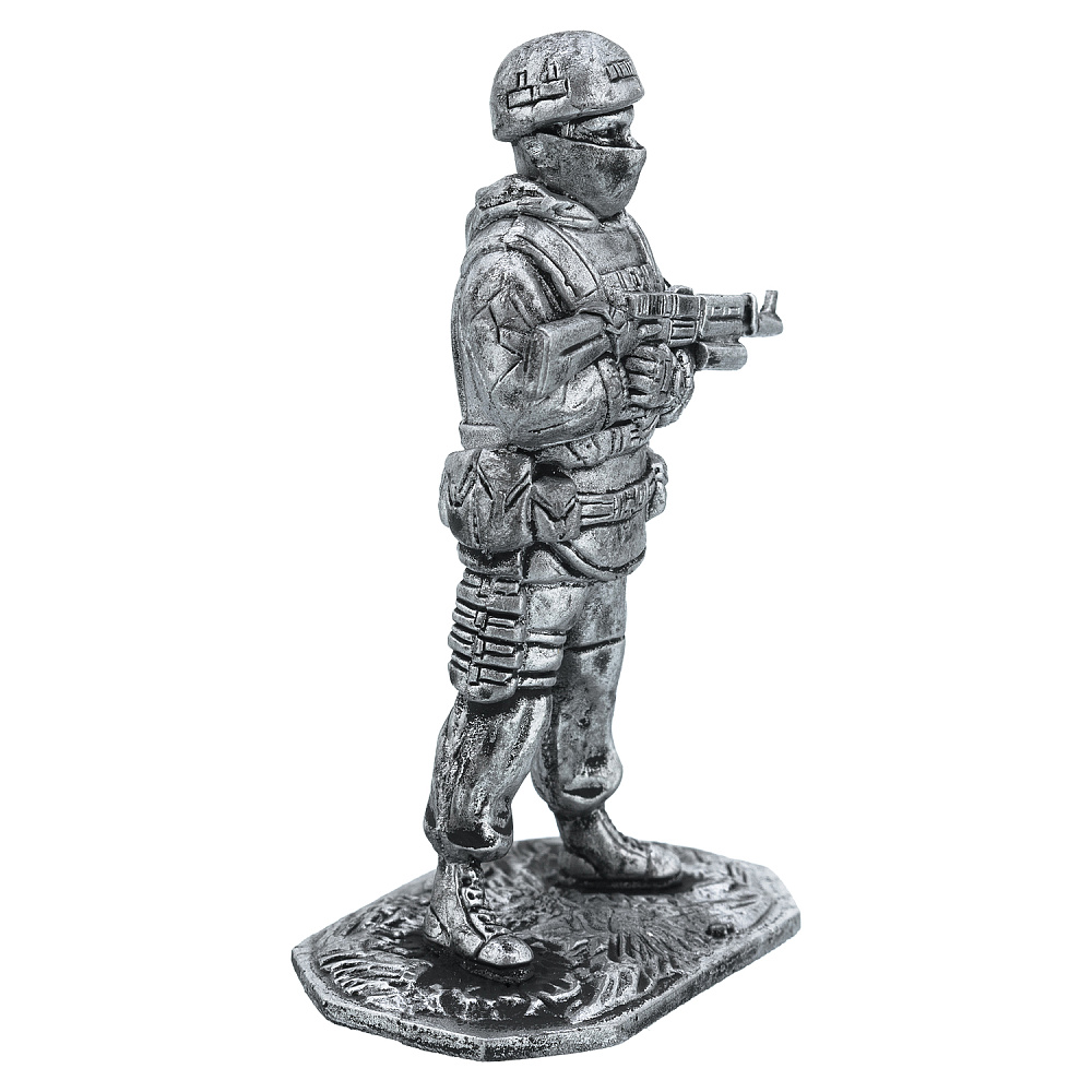 Оловянная миниатюра «Вежливый боец» - интернет магазин Русь Велика я фото 2