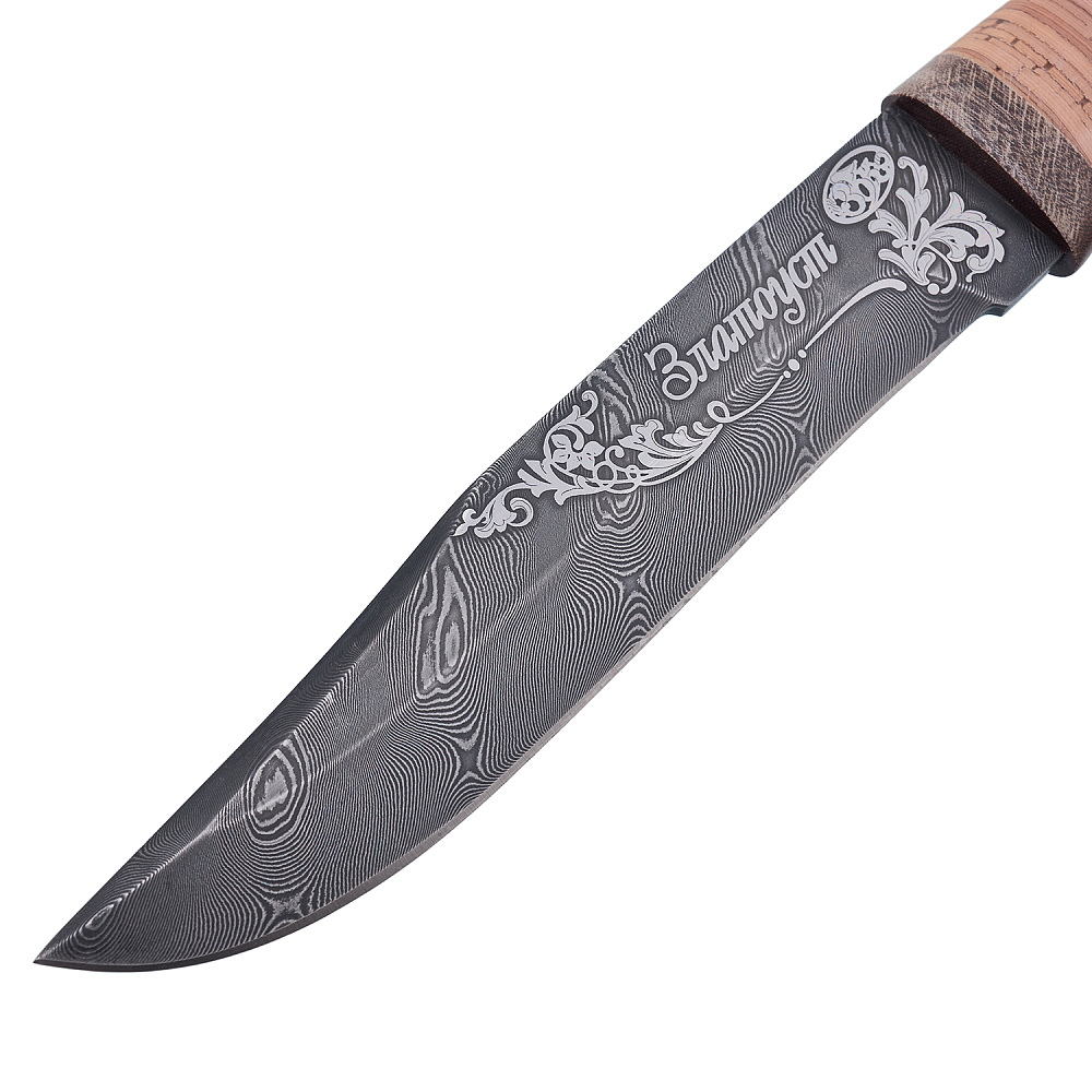 Нож сувенирный из дамасской стали. Златоуст - интернет магазин Русь Велика я фото 10