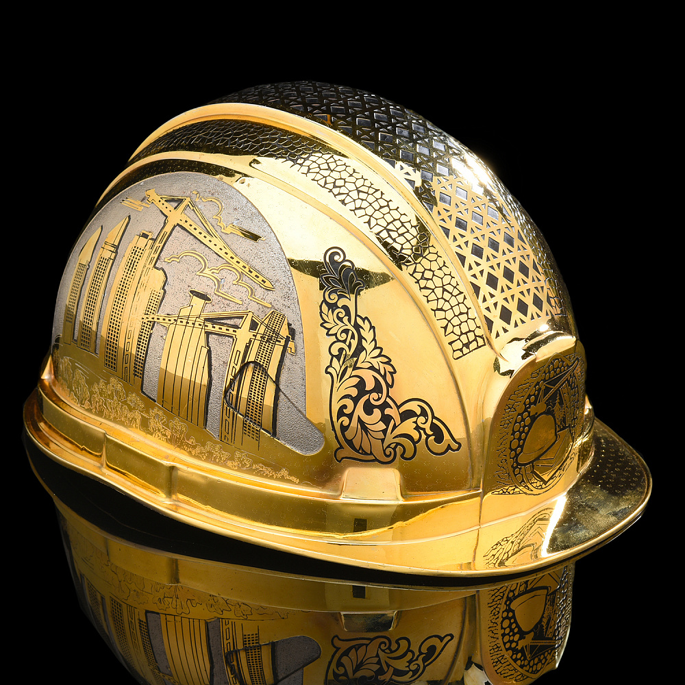 Каска сувенирная «Строителю». Златоуст - интернет магазин Русь Велика я 