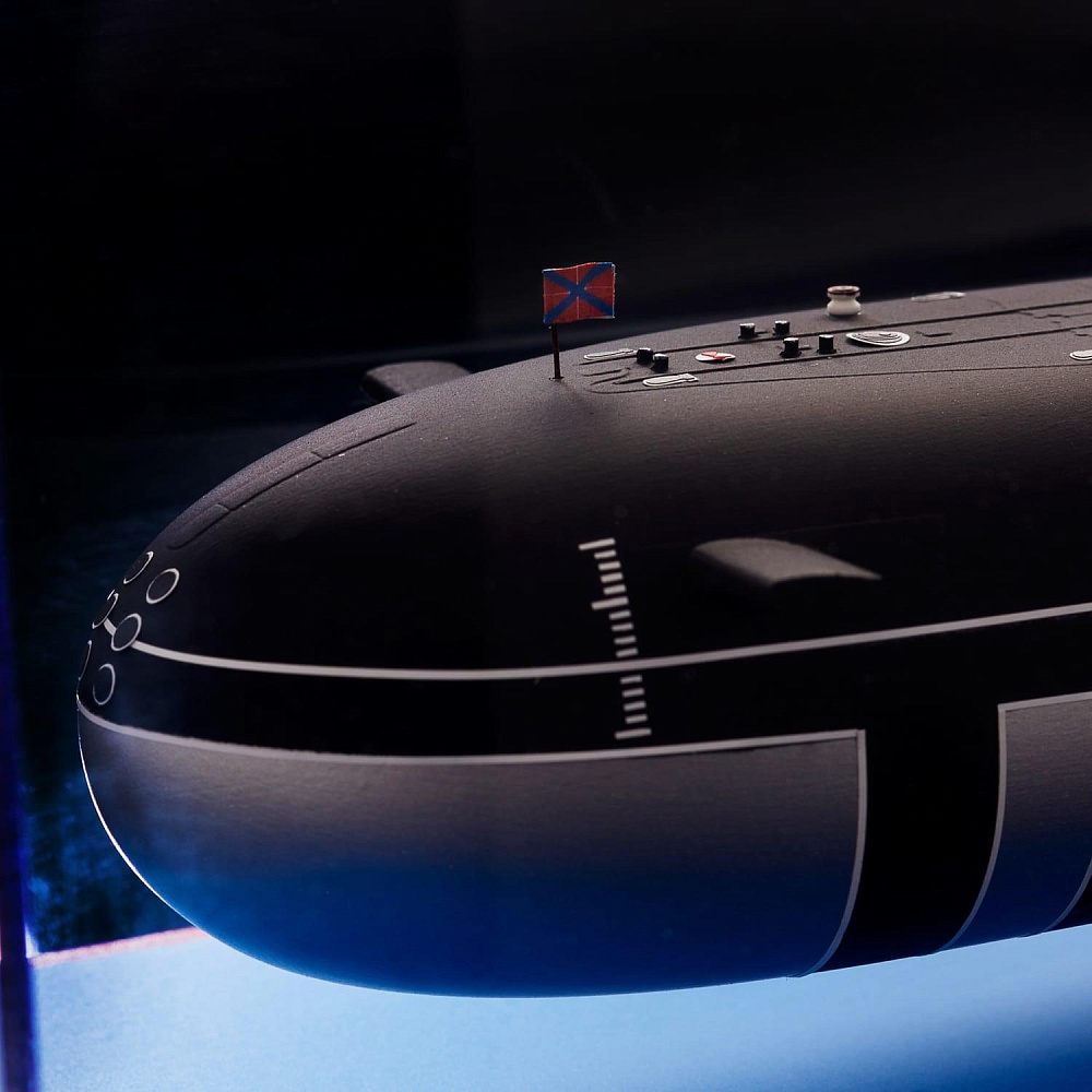 Макет подводной лодки «ПЛАРБ. Проект 941. Акула». Масштаб 1:400 - интернет магазин Русь Велика я фото 7