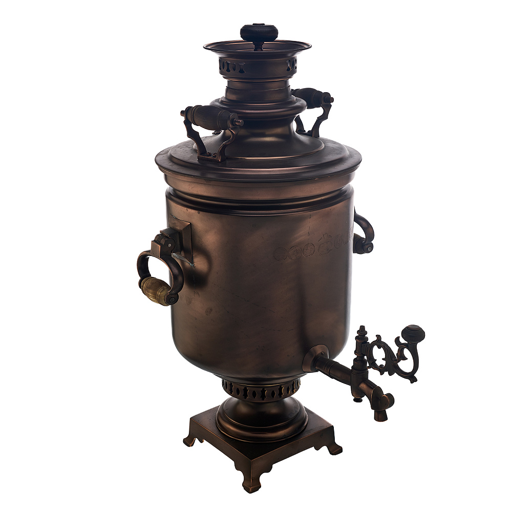 Самовар жаровой 11 л медальный. Клейма Баташева - интернет магазин Русь Велика я фото 7