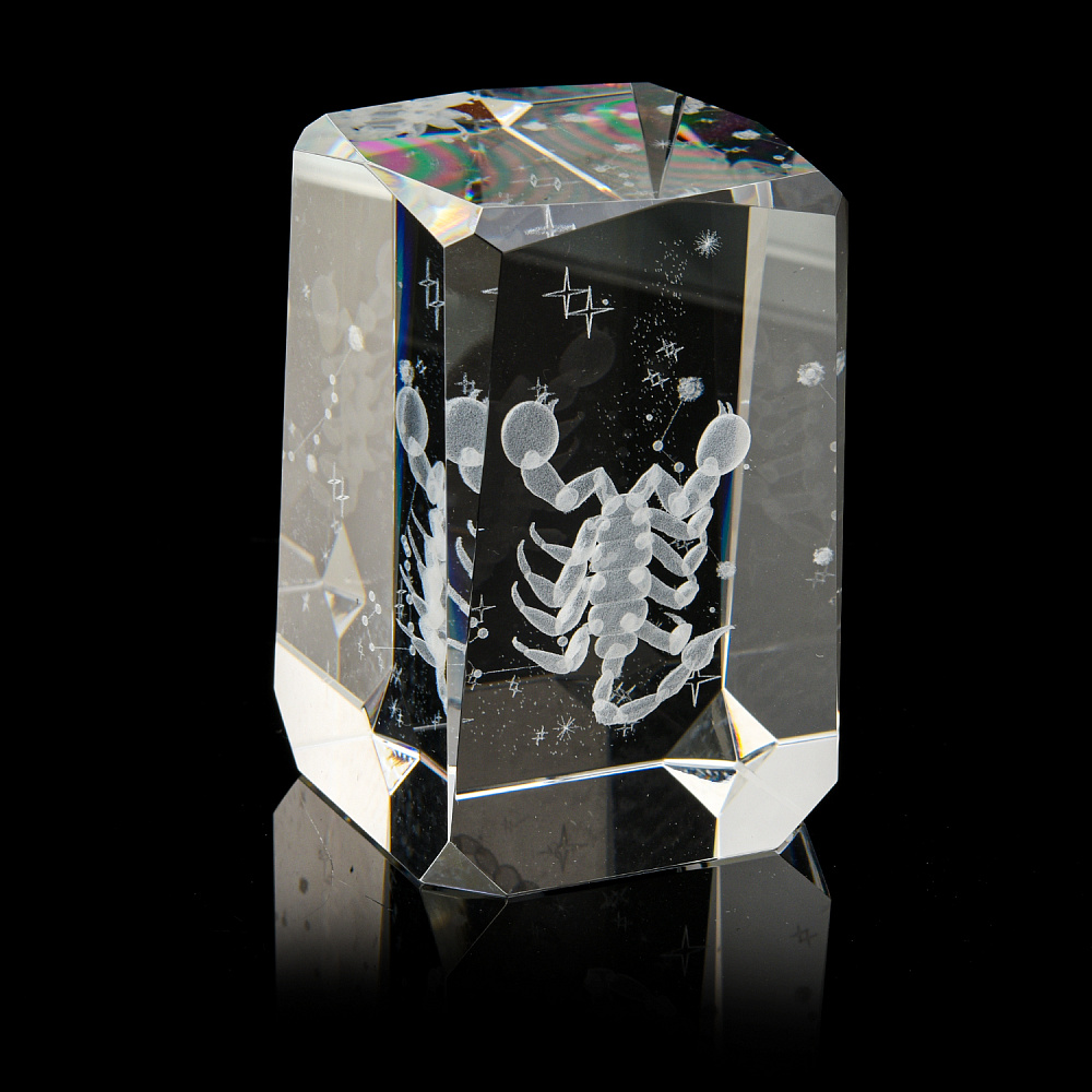 Лазерная графика. Статуэтка «Знак зодиака Скорпион» - интернет магазин Русь Велика я фото 1