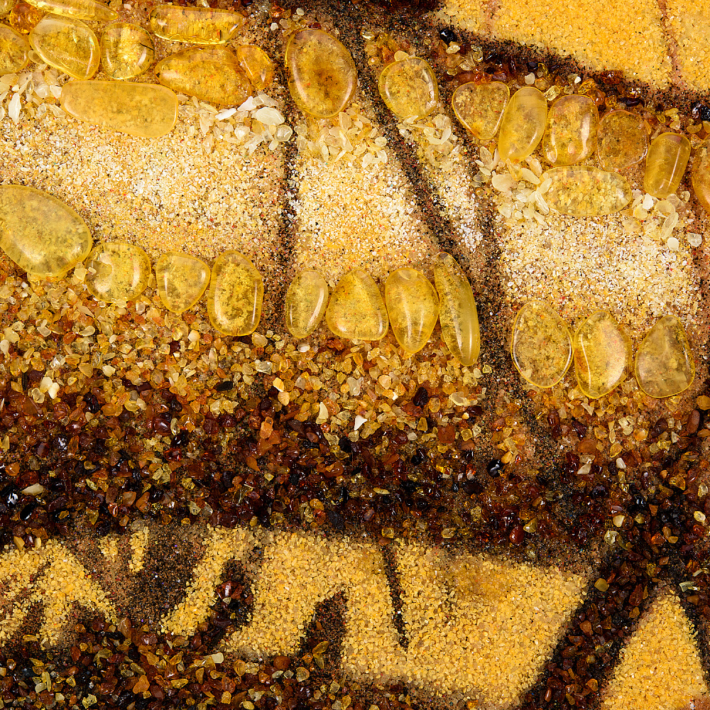 Картина янтарная «Шторм» 116х68 см - интернет магазин Русь Велика я фото 7