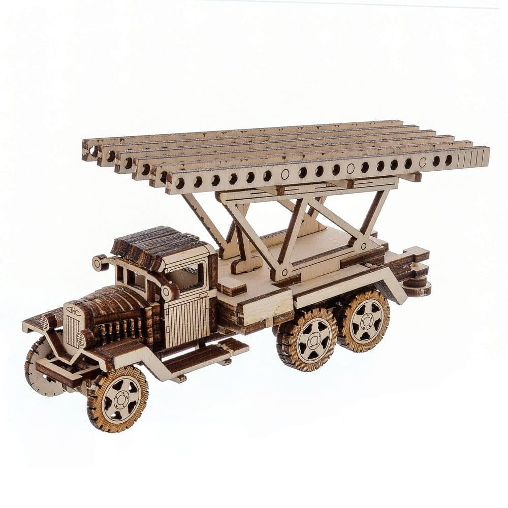 Модель сборная БМ-13 «Катюша» из дерева - интернет магазин Русь Велика я 