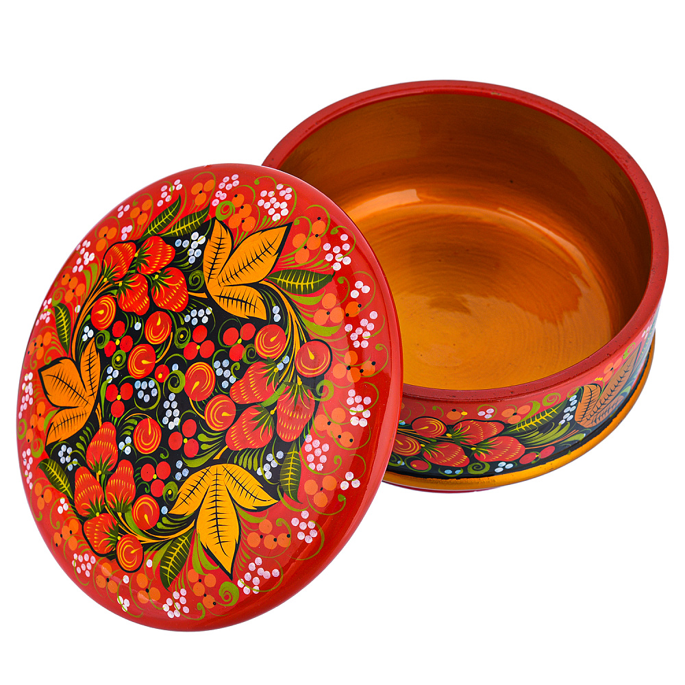 Шкатулка «Ягоды». Хохлома - интернет магазин Русь Велика я фото 2
