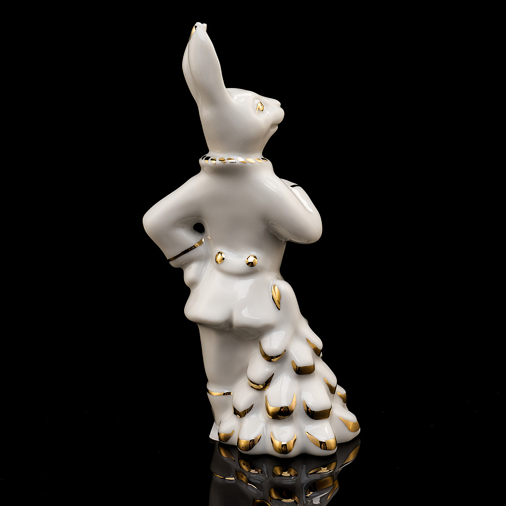 Статуэтка «Заяц с елочкой». ИФЗ - интернет магазин Русь Велика я фото 2