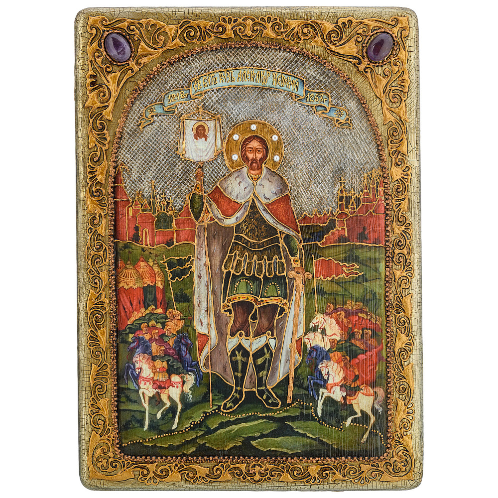 Икона «Александр Невский» 21х29 см - интернет магазин Русь Велика я фото 1