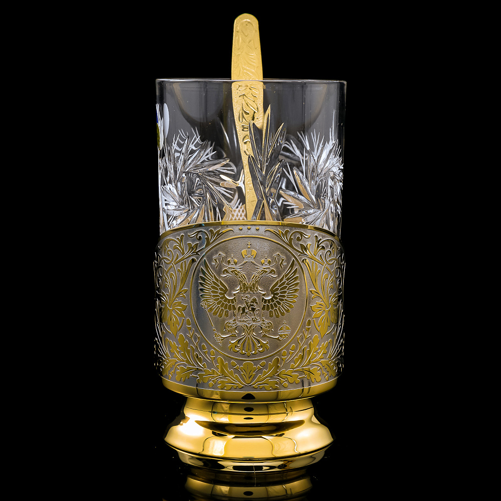 Подстаканник «Герб РФ». Златоуст - интернет магазин Русь Велика я 