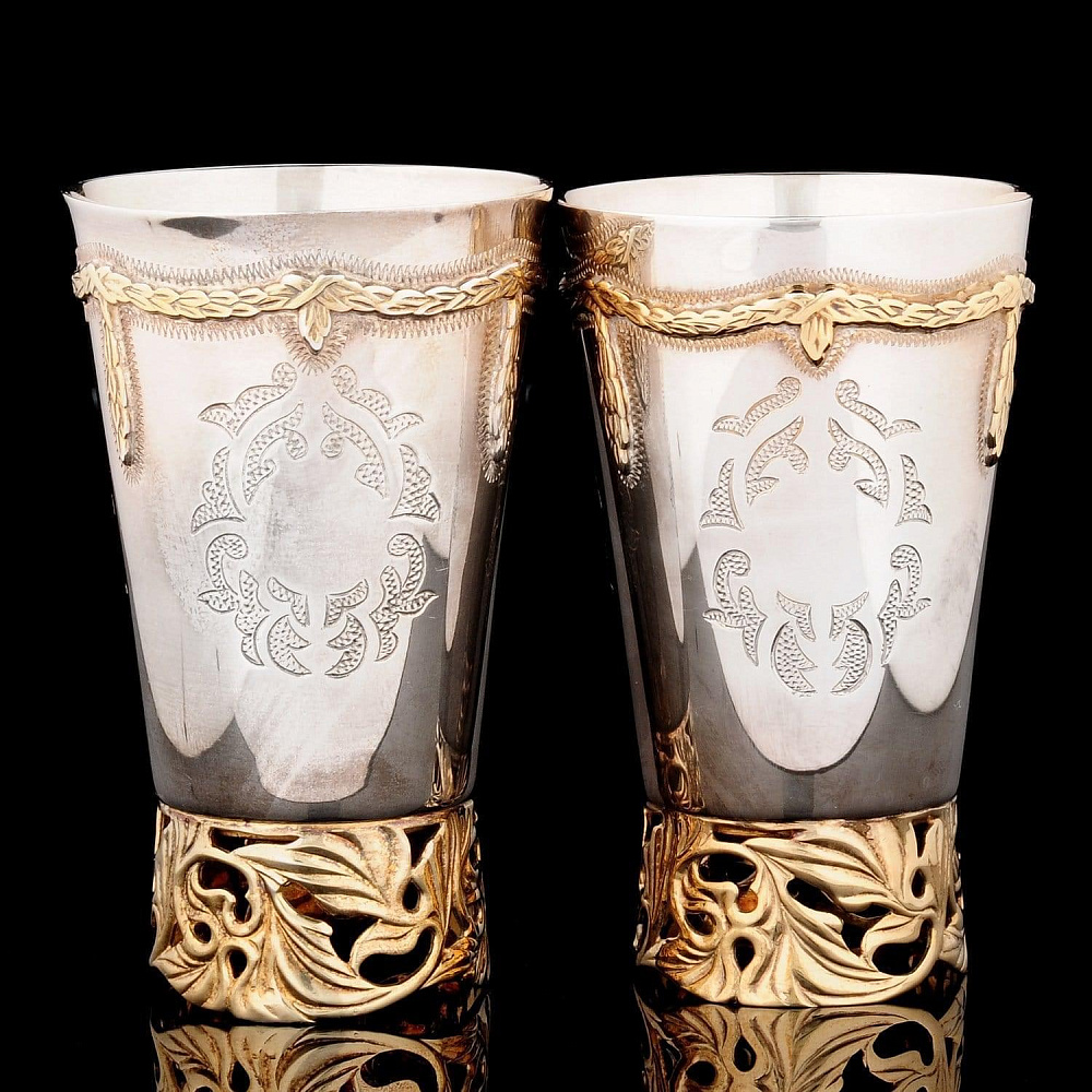 Набор стопок. Серебро 925* - интернет магазин Русь Велика я 