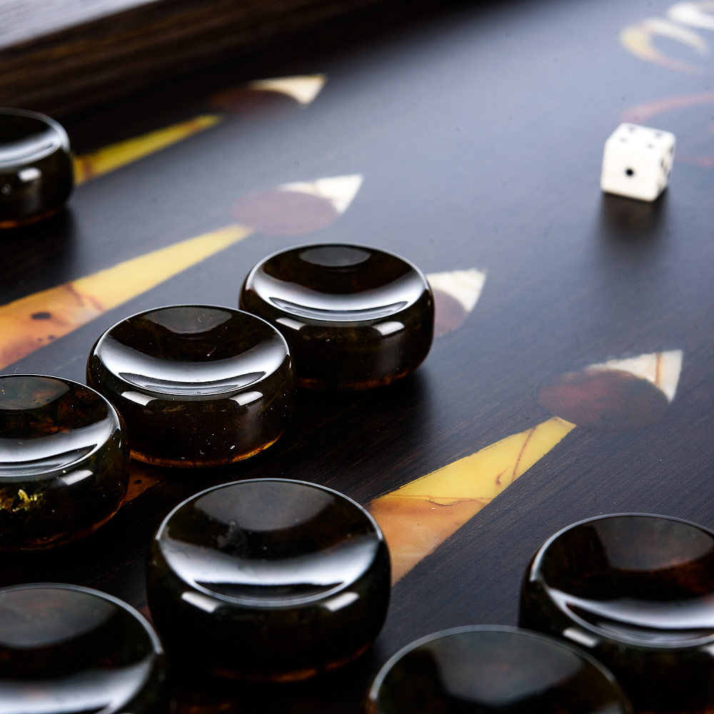 Нарды янтарные «Сказки востока» - интернет магазин Русь Велика я фото 5