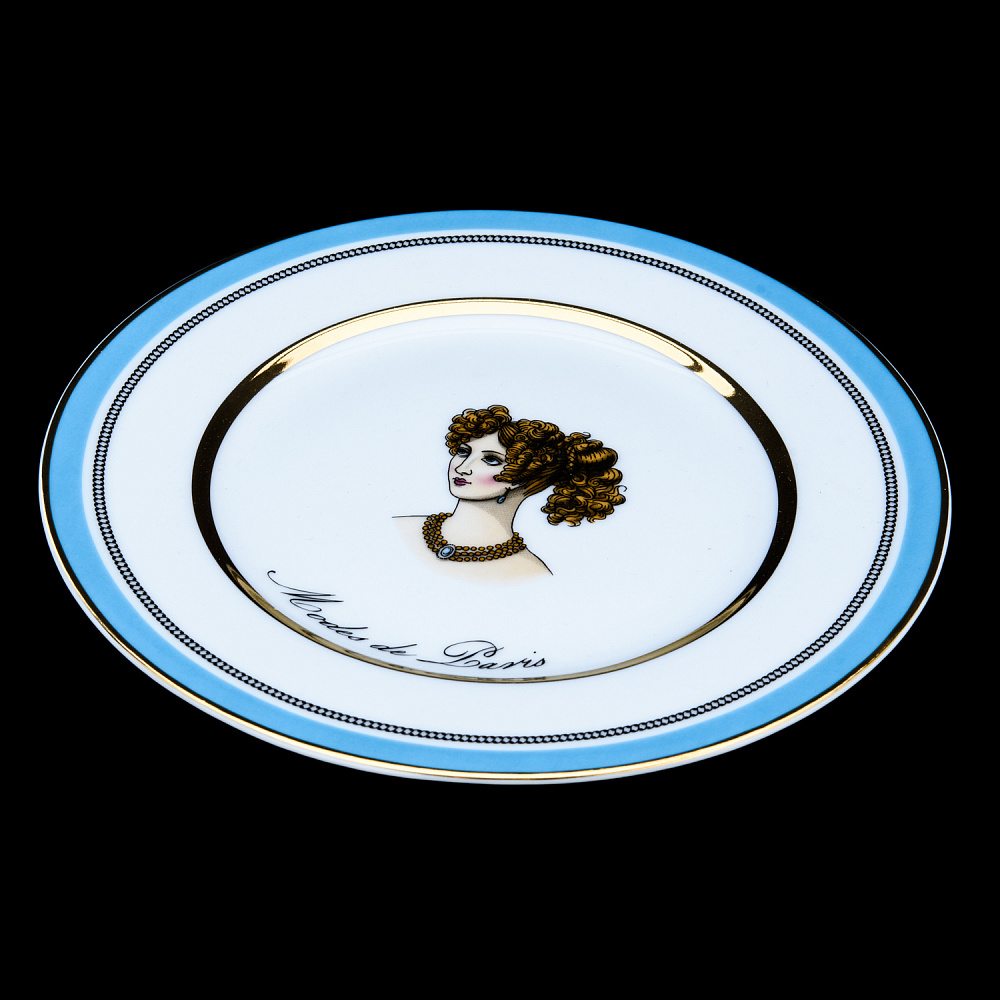 Тарелка мелкая «Modes de Paris». Форма Европейская-2. ИФЗ - интернет магазин Русь Велика я фото 2