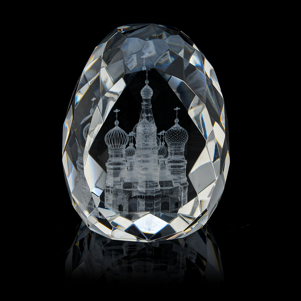 Лазерная графика. Статуэтка «Храм Василия Блаженного» - интернет магазин Русь Велика я фото 2