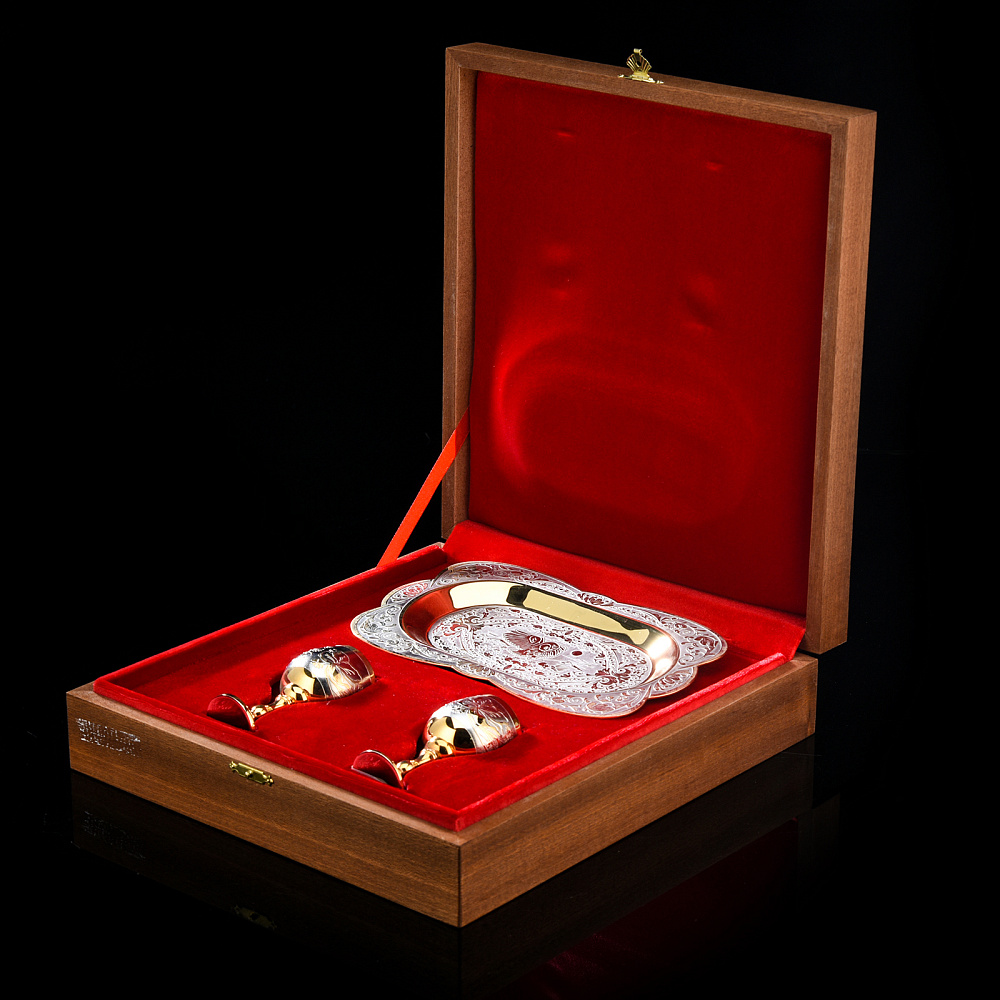 Питейный набор на 2 персоны «Тюльпан». Златоуст - интернет магазин Русь Велика я фото 4