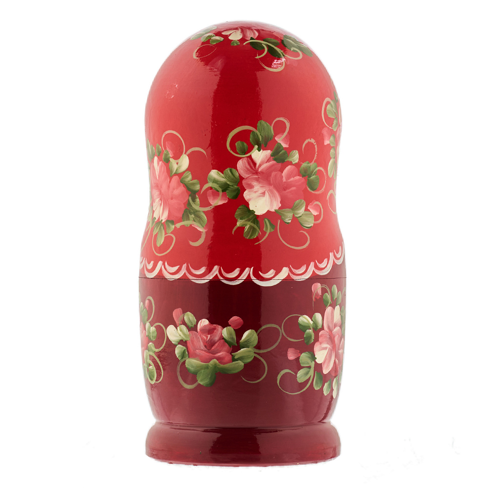 Матрешка «Цветы» 5 мест - интернет магазин Русь Велика я фото 2