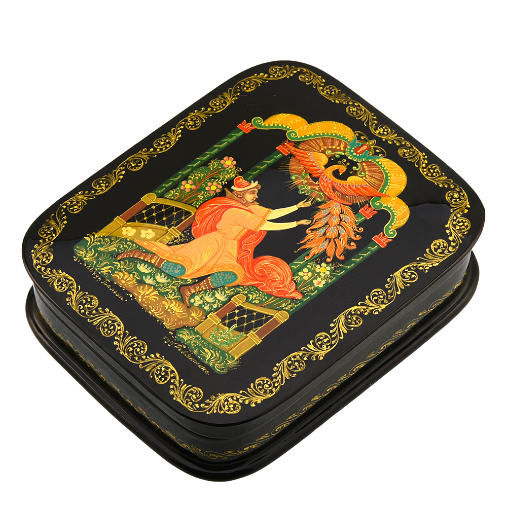 Шкатулка с художественной росписью «Жар-птица» - интернет магазин Русь Велика я фото 1