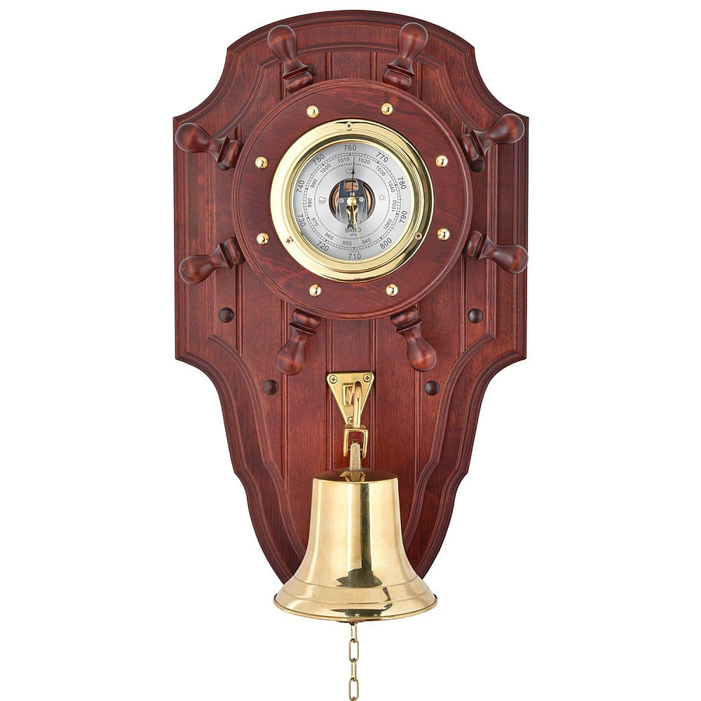 0050953/М-49  МЕТЕОСТАНЦИЯ настенная  Нат.дерево - интернет магазин Русь Велика я 