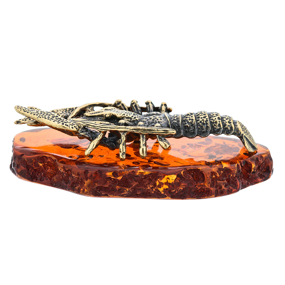 Статуэтка с янтарем «Рак» - интернет магазин Русь Велика я фото 2