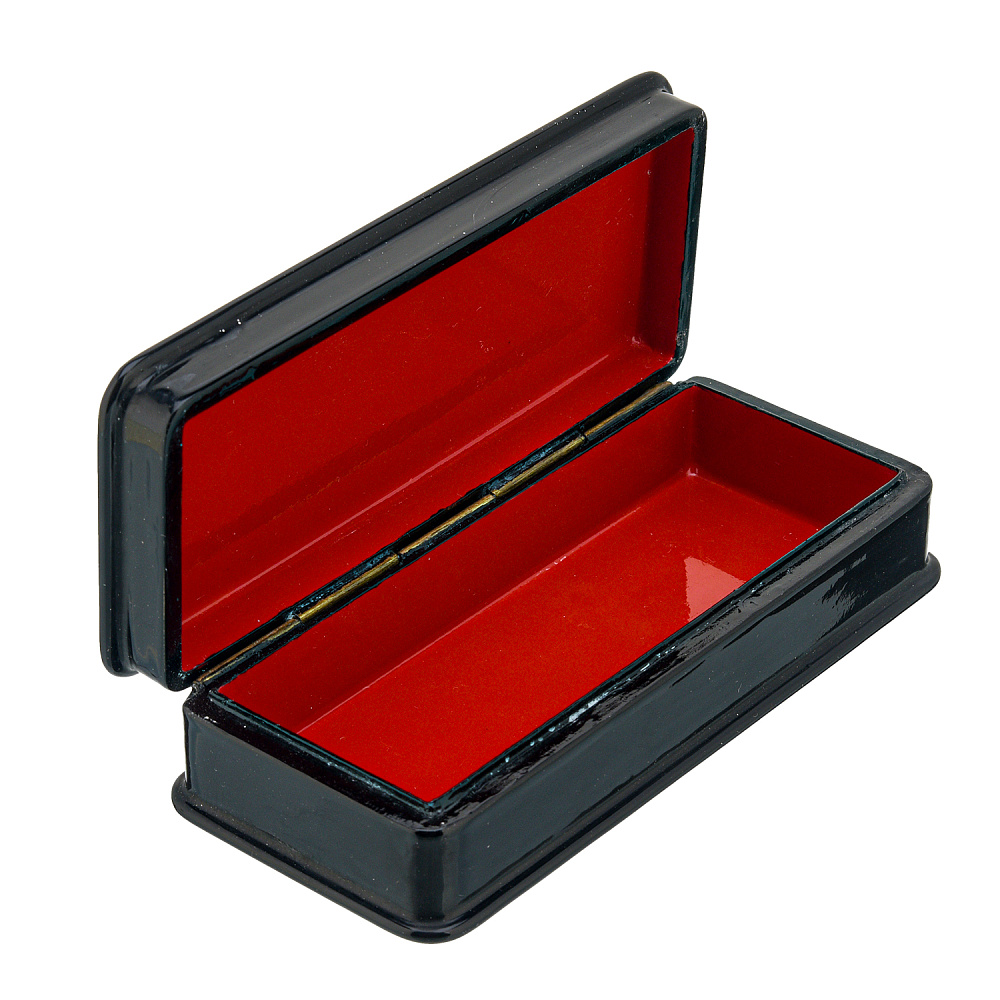 Шкатулка с художественной росписью «Деревенский пейзаж» - интернет магазин Русь Велика я фото 3