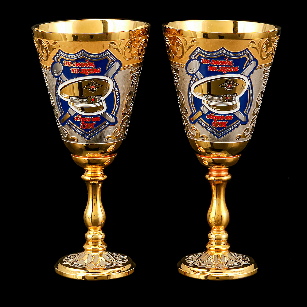 Набор рюмок на 2 персоны «ГАИ». Златоуст - интернет магазин Русь Велика я 