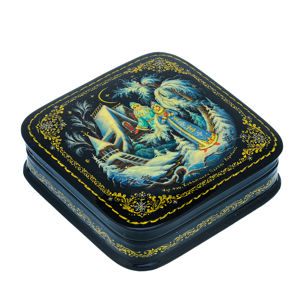 Шкатулка с художественной росписью «Морозко» - интернет магазин Русь Велика я фото 1