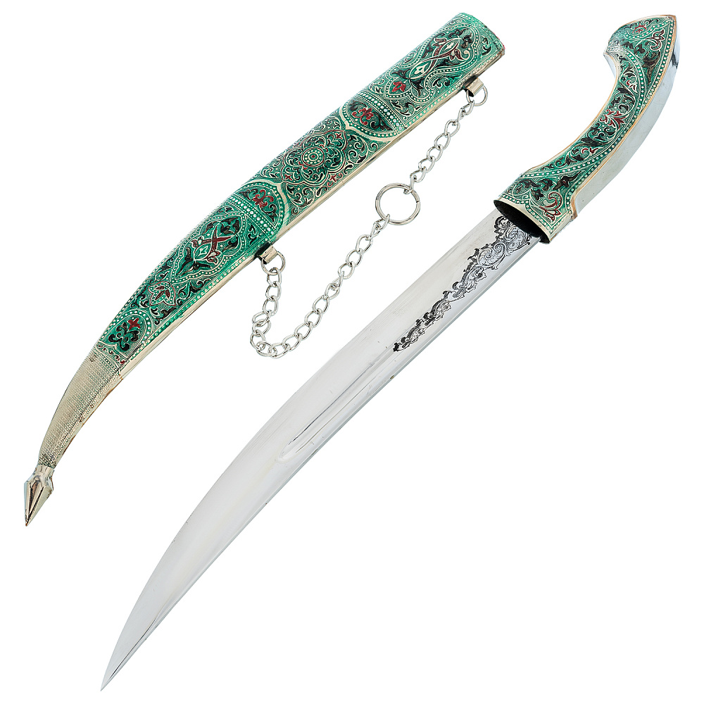 Ятаган сувенирный с эмалью - интернет магазин Русь Велика я фото 1