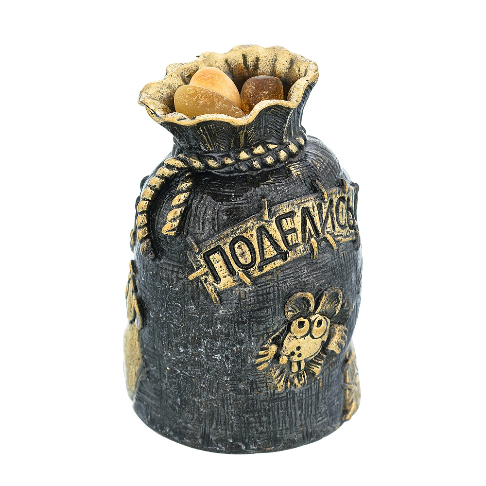 Колокольчик с янтарем «Денежный мешок» - интернет магазин Русь Велика я фото 2