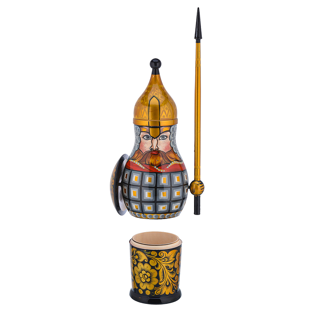 Питейный набор на 6 персон «Богатырь». Хохлома - интернет магазин Русь Велика я фото 4