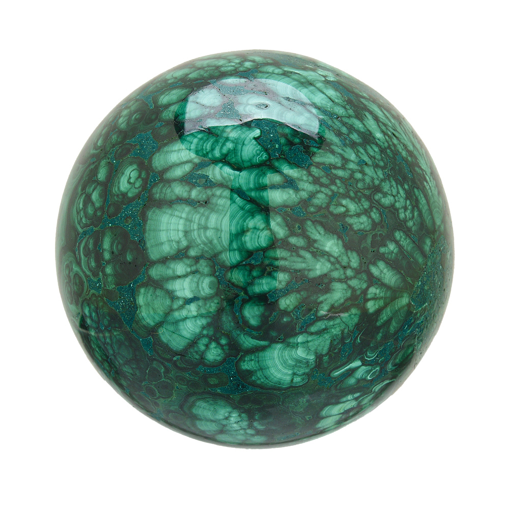 Шар-антистресс из малахита - интернет магазин Русь Велика я фото 1