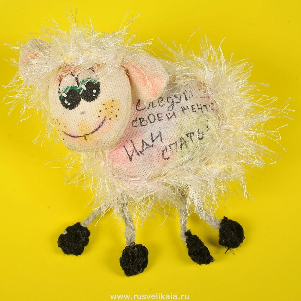 0021332 Кукла-ОБЕРЕГ навесной «Овечка» в ассортименте - интернет магазин Русь Велика я фото 6