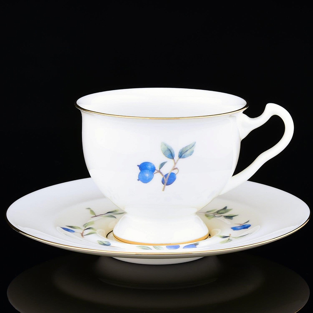 0056939/81.26752.00.1 ЛФЗ ЧАШКА+БЛЮД. Чайная Айседора «Голубика» 250мл КН1 - интернет магазин Русь Велика я 