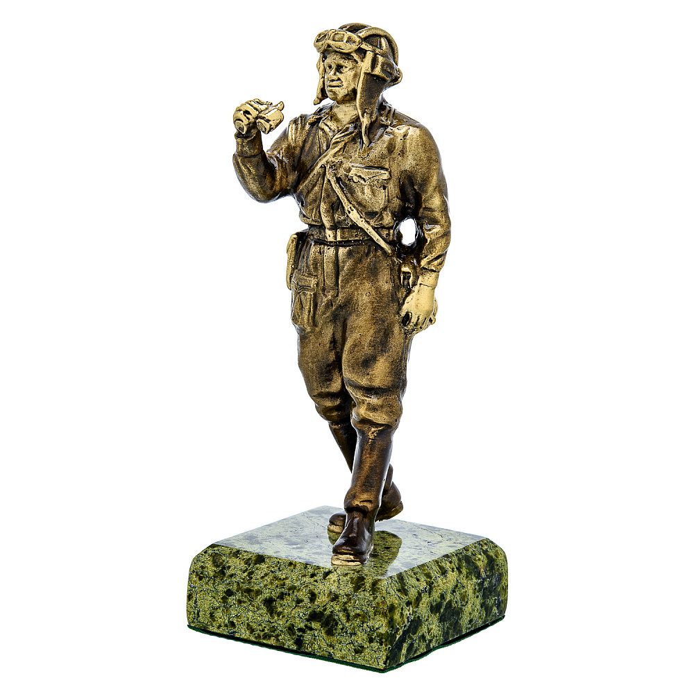 Бронзовая статуэтка «Танкист» - интернет магазин Русь Велика я 