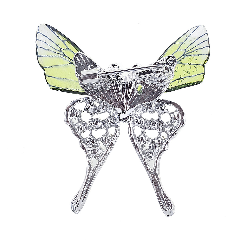 Брошь со стразами «Бабочка» - интернет магазин Русь Велика я фото 1