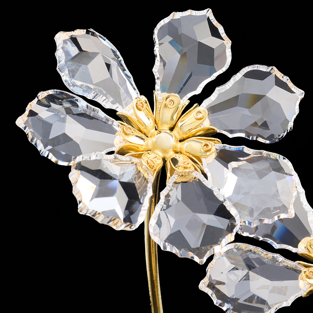 Сувенир из хрусталя «Три цветка» Asfour Crystal - интернет магазин Русь Велика я фото 1