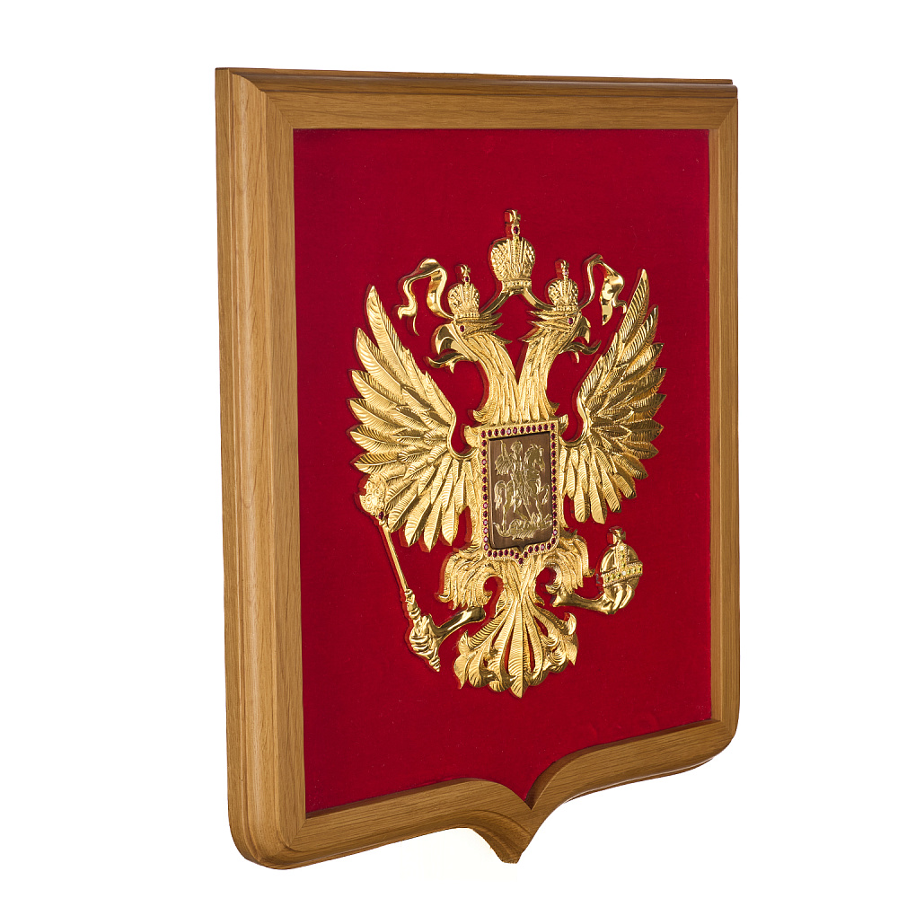 Панно «Герб РФ». Златоуст 36х31 см - интернет магазин Русь Велика я фото 2