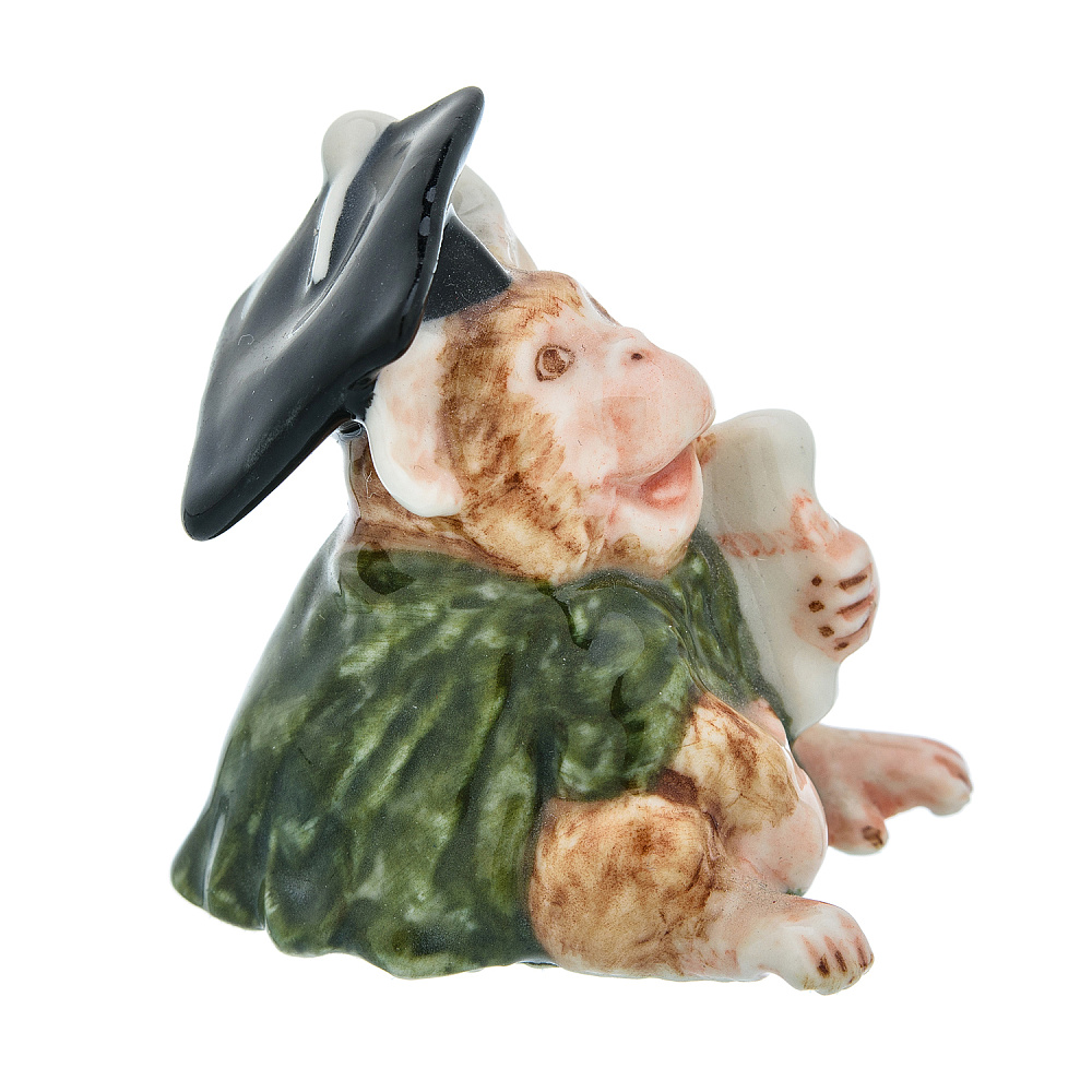 Фарфоровая статуэтка «Обезьяна» - интернет магазин Русь Велика я фото 2