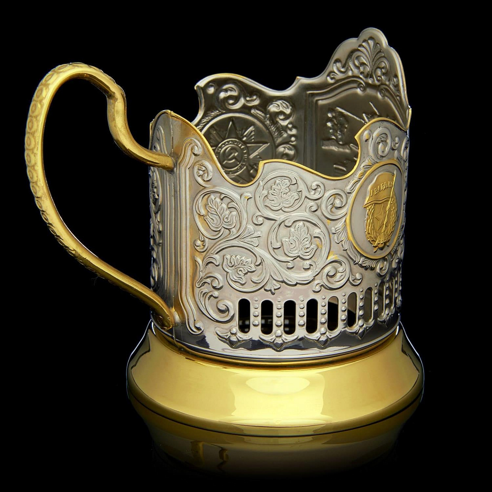 Подстаканник «Победа. 70 лет. Танк» - интернет магазин Русь Велика я фото 3