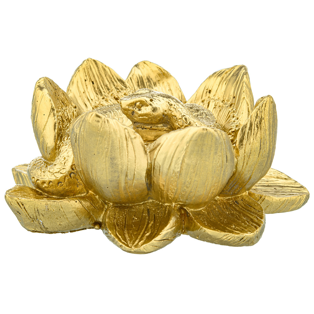 Змея Символ года 2025. Статуэтка «Змея в лотосе» - интернет магазин Русь Велика я фото 2