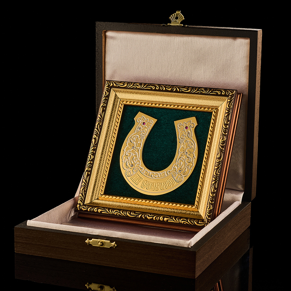 Панно-подкова «На счастье». Златоуст - интернет магазин Русь Велика я фото 3