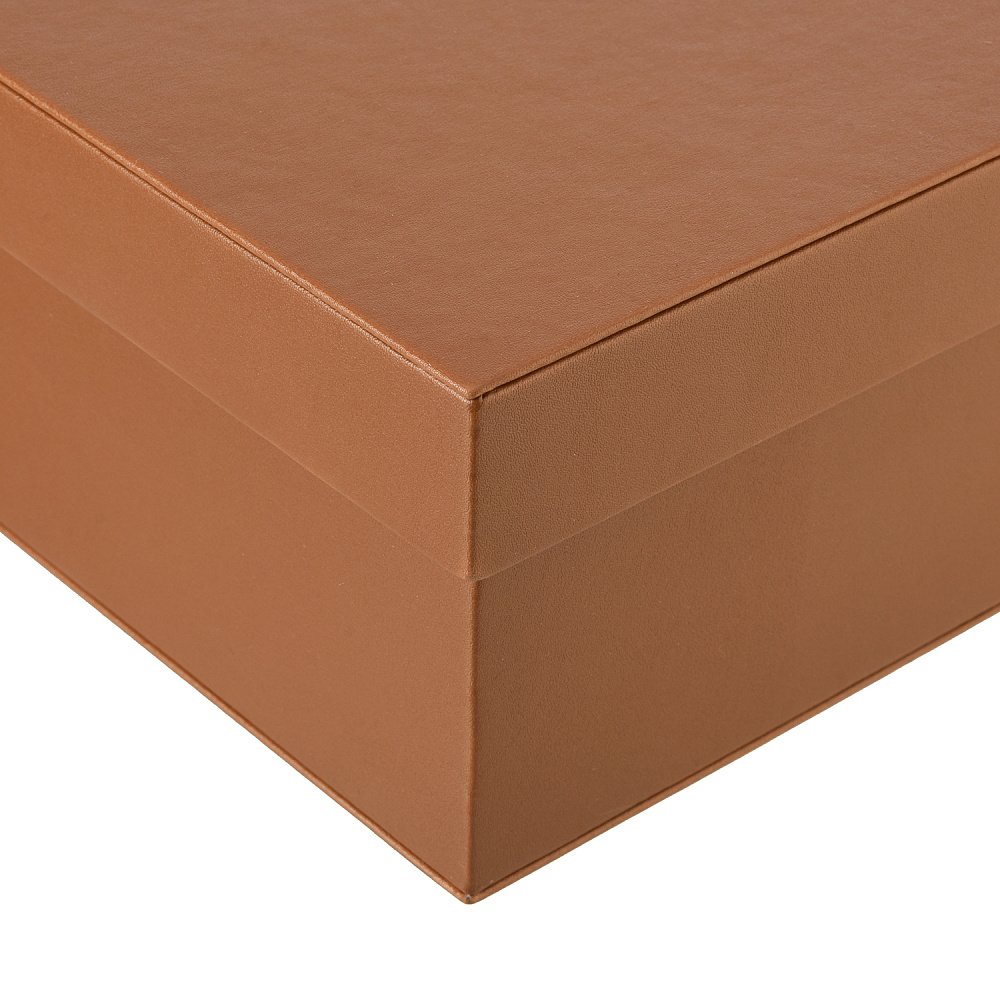 Подарочная упаковка из экокожи молочный шоколад 30х30х10 см - интернет магазин Русь Велика я фото 2