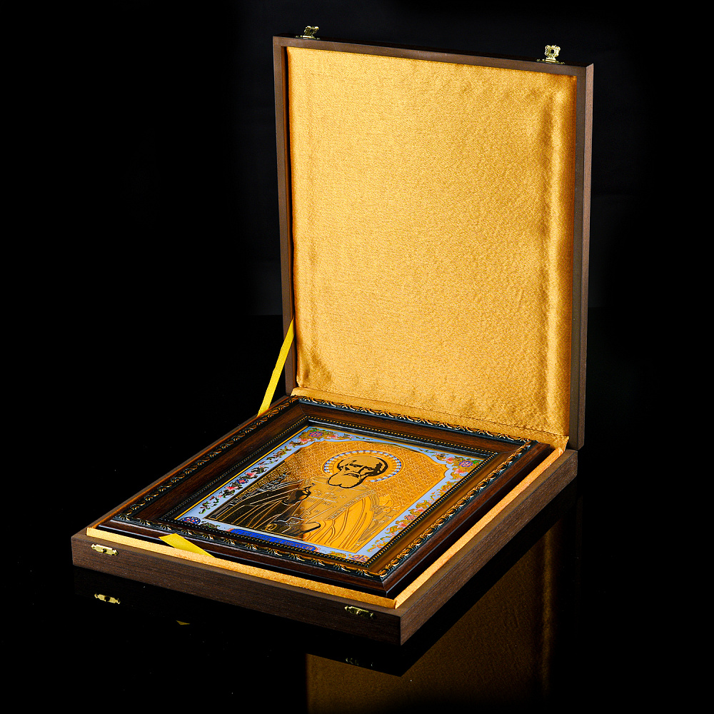 Икона «Сергий Радонежский». Златоуст 25,5х31 см - интернет магазин Русь Велика я фото 3