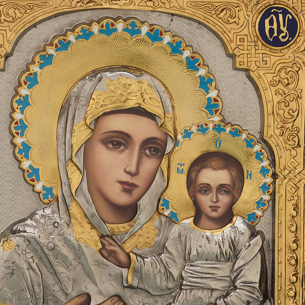 Икона «Смоленская Божья Матерь» 26х31 см - интернет магазин Русь Велика я фото 3