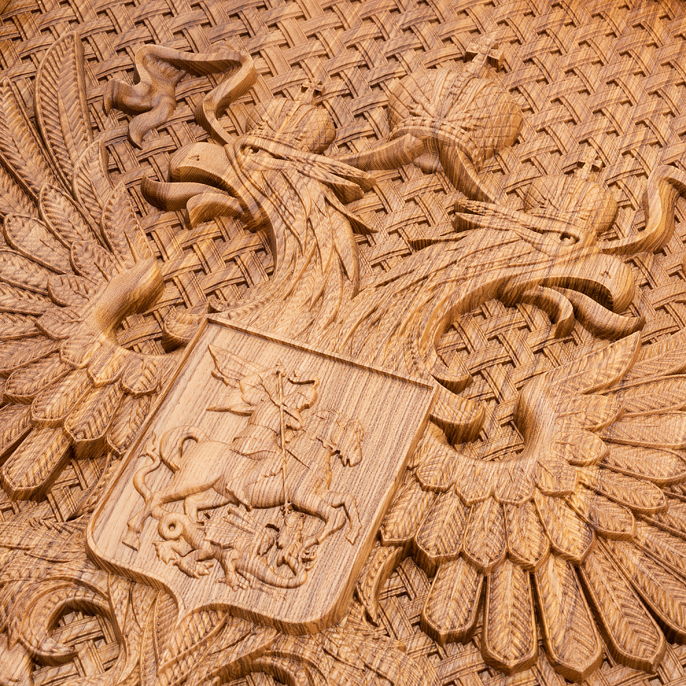 Русское лото в резной шкатулке из ясеня «Герб России» - интернет магазин Русь Велика я фото 5