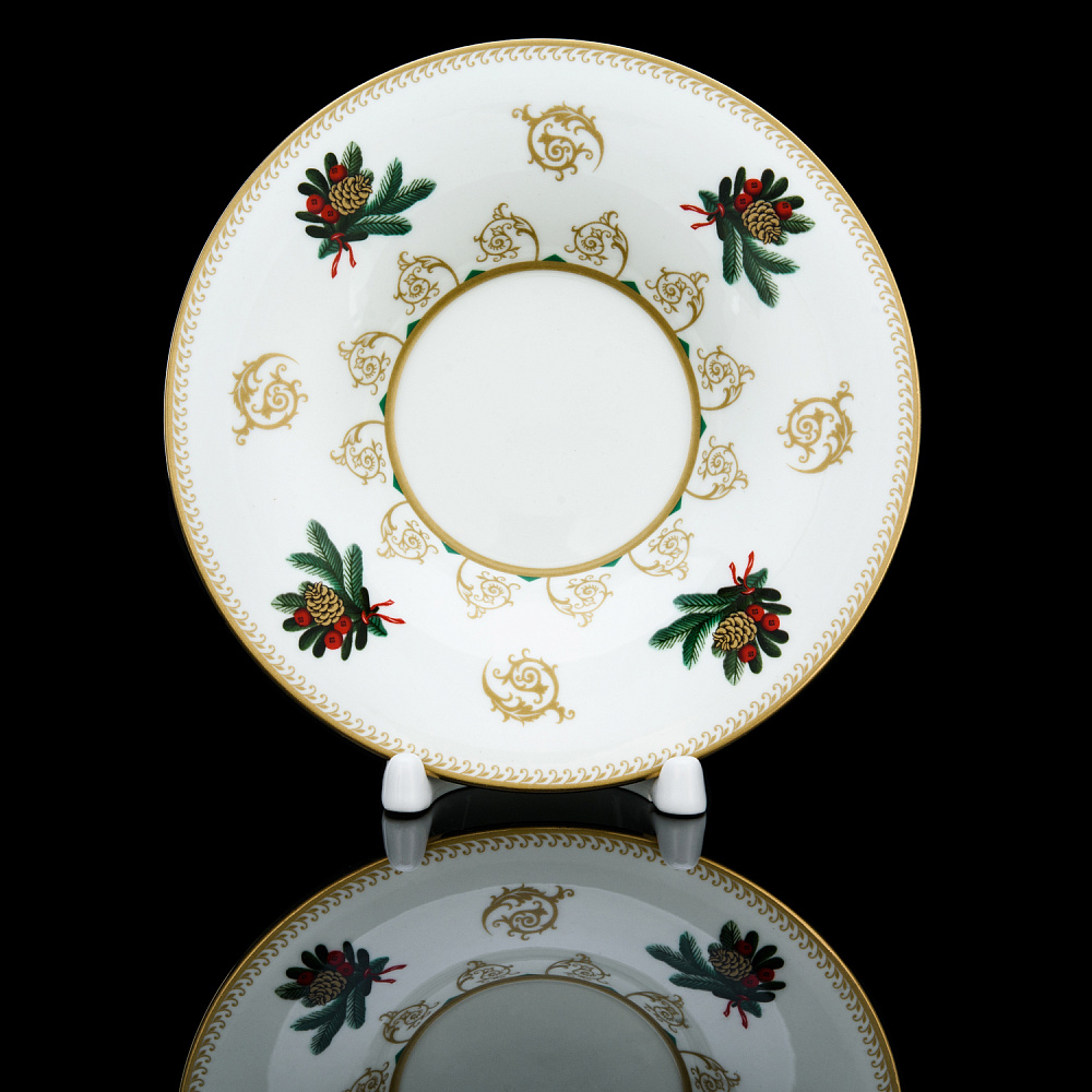 Чайная пара 210 мл «Еловые веточки». Форма Юлия. ИФЗ - интернет магазин Русь Велика я фото 3