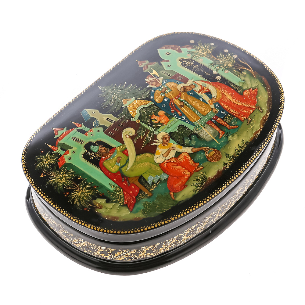 Шкатулка с художественной росписью «Чудо-белка» - интернет магазин Русь Велика я фото 1