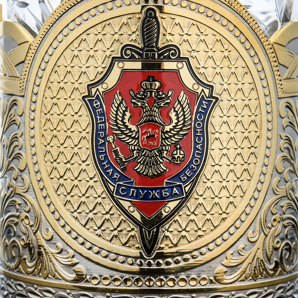 Подстаканник «ФСБ». Златоуст - интернет магазин Русь Велика я фото 2