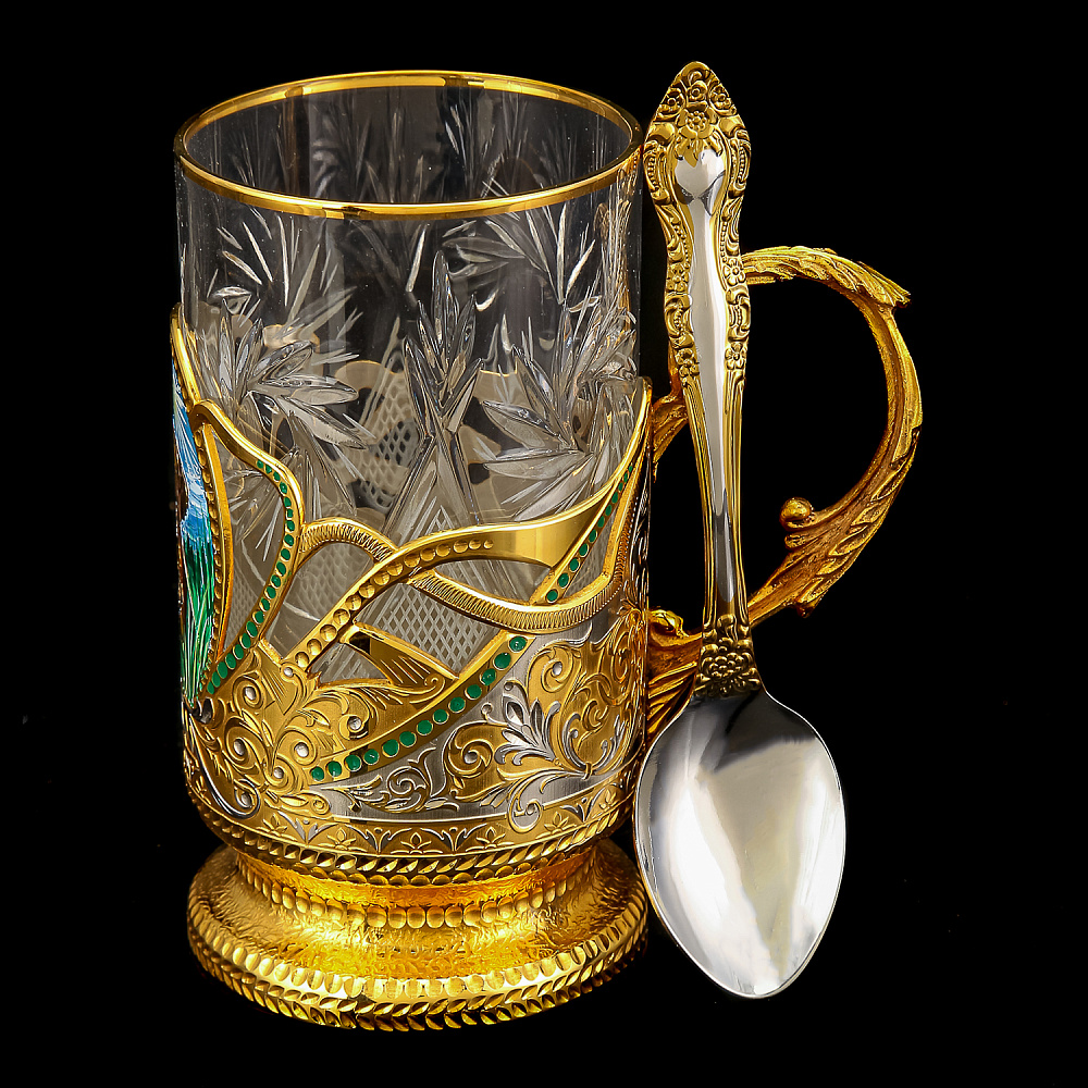 Подстаканник «Охота». Златоуст - интернет магазин Русь Велика я фото 3