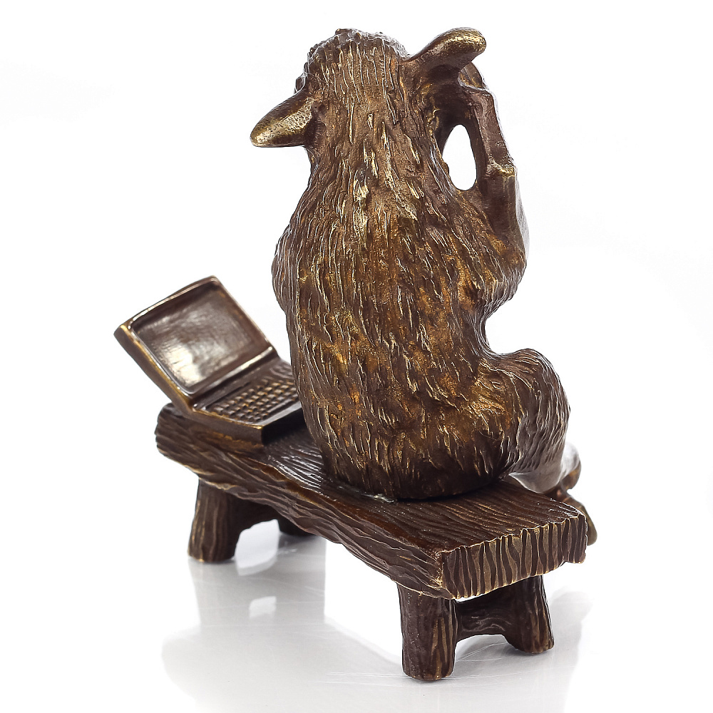 Бронзовая статуэтка «Деловой разговор» - интернет магазин Русь Велика я фото 4