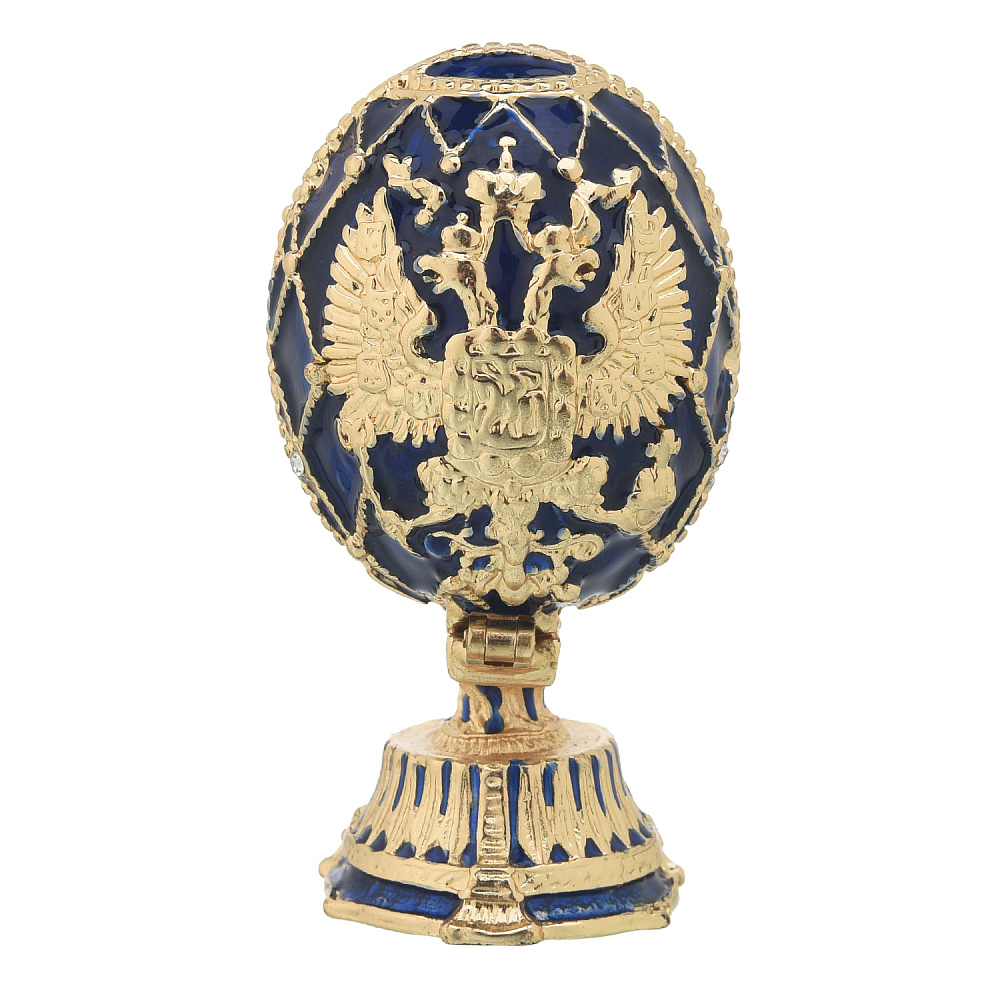 Пасхальное яйцо-шкатулка «Герб РФ». Традиции Фаберже - интернет магазин Русь Велика я 