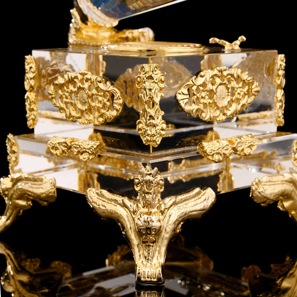Скульптура из хрусталя «Граммофон» от Asfour Crystal - интернет магазин Русь Велика я фото 5